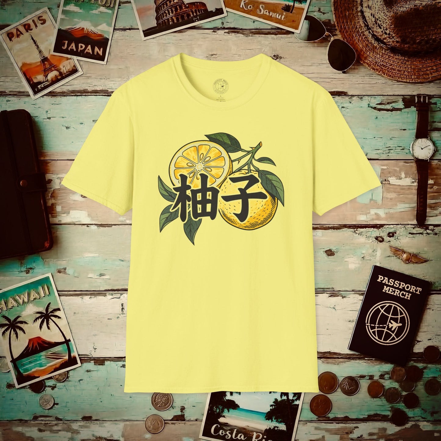 Yuzu Love, Japan T-Shirt Cornsilk / S