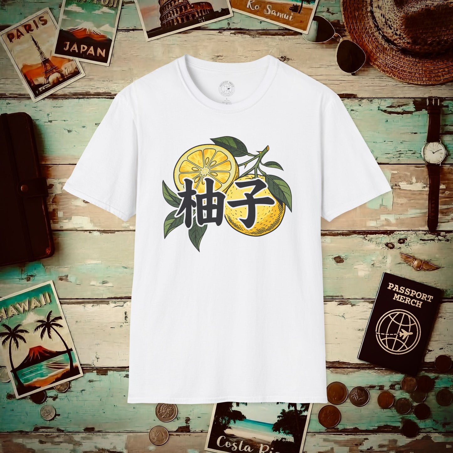Yuzu Love, Japan T-Shirt White / S