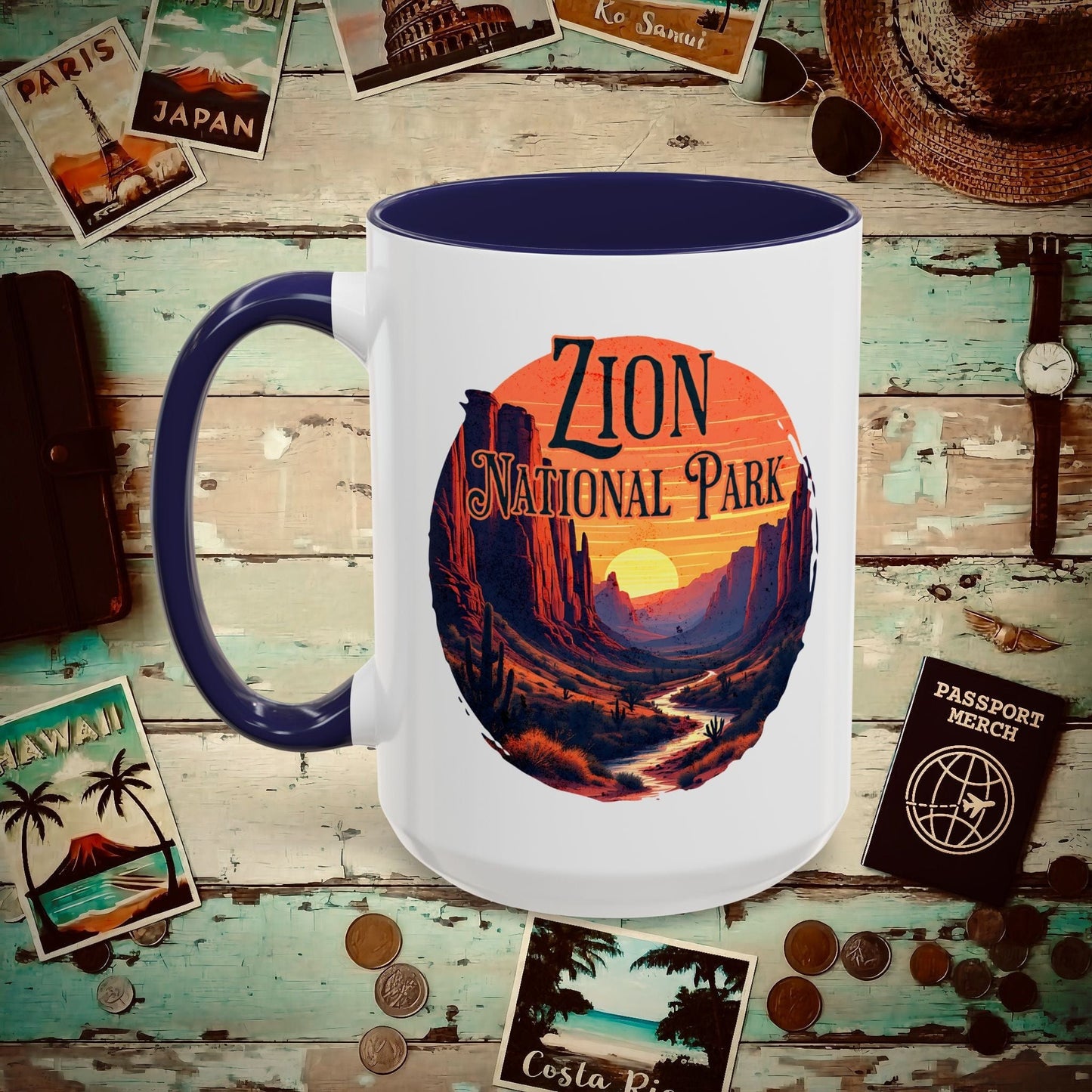 Zion National Park, Utah 15oz Mug Navy / 15oz
