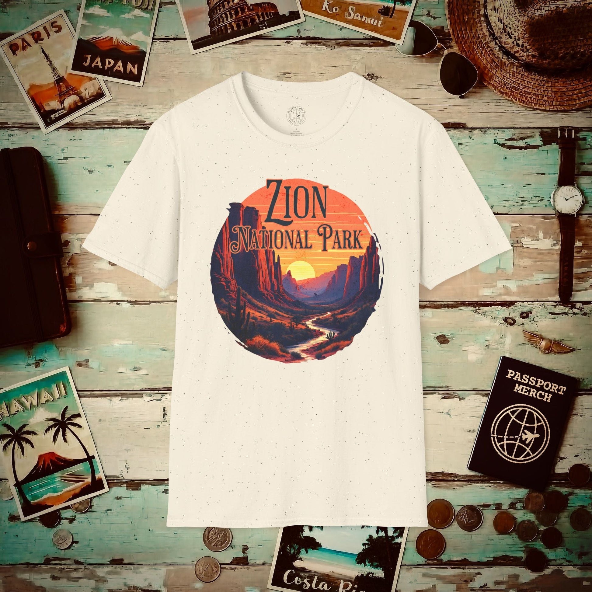 Zion National Park, Utah T-Shirt Natural / S