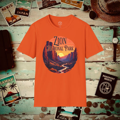 Zion National Park, Utah T-Shirt Orange / S