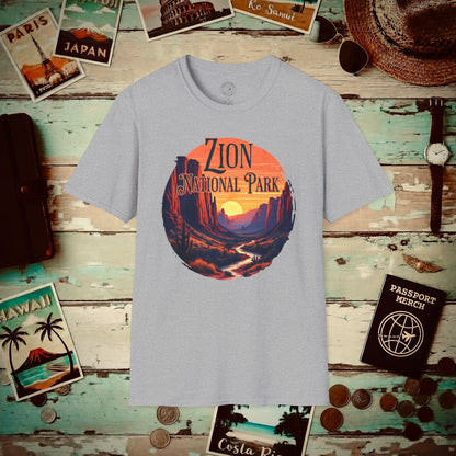 Zion National Park, Utah T-Shirt Sport Grey / S