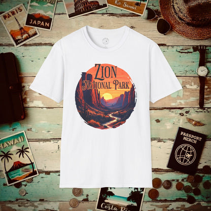 Zion National Park, Utah T-Shirt White / S